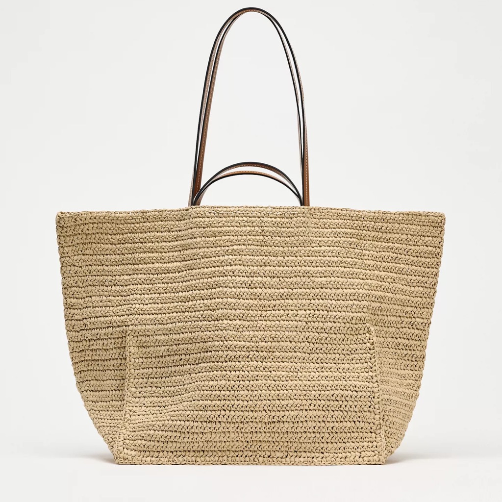 Zara Woven Tote Bag